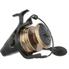 Image de Penn Moulinet Battle® IV, pêche en Eau salée, appâts et leurres pour Poissons Bobine en Aluminium, Robuste et ambidextre, Taille de Moulinet 10000, Vitesse 4.2:1, Noir, Or et fumé