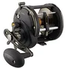Image de PENN Squall II Level Wind Fishing Reel, moulinets conventionnels, Eau salée, pêche au Large, Unisexe, Or Noir, 50, Frein en étoile