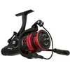 Image de Penn Fierce IV Live Liner - Moulinet de pêche, pêche côtière, pêche côtière Polyvalente pour Bateau, Kayak, Rivage, Jigging, Surf et Utilisation Polyvalente, Unisexe, Noir/Rouge, 8000