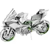Image de Metal Earth Iconx Kawasaki Ninja Green Kit en métal