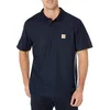 Image de Polo de travail avec poche pour hommes Carhartt K570 - Coupe originale, S, bleu marine, 1