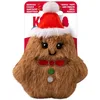 Image de Kong Holiday Snuzzles Jouet pour Chien   Personnages saisonniers en Peluche   Couineur Tout Le Corps   Jouet câlin Doux pour Jouer à l'intérieur (Pain d'épices, Taille XS)