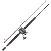 Image de Abu Garcia Muscle Tip Combo, Ensemble Canne à Pêche et Moulinet pour Lieu, Bar, Maquereau et Traîne, 6 ft