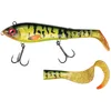 Image de Abu Garcia Svartzonker McHybrid Leurre de pêche - leurre de pêche Hybride Souple et Dur pour la pêche du brochet, de la Perche et de la Truite en Eau Douce et en Eau salée, Fire Bass 20 cm