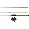 Image de Abu Garcia Diplomat V2 Travel Combo, Rod and Reel Combo Perfect for Travel, Spinning, Lure Fishing, Supplied With Hard Travel Case, Various Lengths and Casting Weights Available, Black/Red, 2,13 m