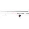 Image de Abu Garcia Combo Spinning Fast Attack, combo canne et moulinet pour la pêche au leurre, blank carbone 24T, 3+1 roulements, frein avant, taillé pour les truites, perches, brochets et sandres
