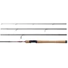 Image de Abu Garcia Diplomat V2 Canne à pêche de Voyage - Canne à pêche de Voyage compacte en Carbone 4 pièces, idéale pour la pêche en Eau Douce et en Eau salée 2.44m 10-35G, Noir/Rouge
