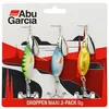 Image de Abu Garcia Droppen Maxi 3-Pack - Leurres d'eau Douce pour perches, brochets, chevesnes et truites - Conception Large, appât Polyvalent pour la pêche en Eau Douce, varié 7,5 cm