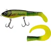 Image de Abu Garcia Svartzonker Mchybride Leurre Brochet - Leurre de Type Swimbait Hybride Corps dur et Paddle Souple - Fournit avec une Queue de Rechange