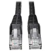 Image de Eaton Tripp Lite Câble réseau Cat6 Gigabit UTP Snagless molded, M/M, Noir, 3 m, Garantie à vie (N201-010-BK)
