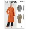 Image de NEW LOOK Patron de couture UN6788A Trench en deux longueurs et ceinture A (XS-S-M-L-XL-XXL)