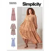 Image de SIMPLICITY SS9265A Robe grande taille A (XXS-XS-S-M-L-XL-XXL), blanc