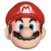 Image de Super Mario 13383   Masque Mario, Rouge, Taille Unique