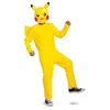 Image de Pokémon - Déguisement Pikachu Pokémon - Taille M (7-8 Ans) - Costume avec Queue + Masque - Licence Officielle - Confort - Pour Haloween et Anniversaire - Inspiré du Jeu Vidéo - Idée Cadeau Enfant
