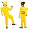 Image de Pokémon - Déguisement Pikachu Pokémon - Taille L (10-12 Ans) - Costume avec Queue + Masque - Licence Officielle - Confort - Pour Haloween et Anniversaire - Inspiré du Jeu Vidéo - Idée Cadeau Enfant