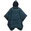 Image de Therm-a-Rest Honcho Poncho Wearable Hoodie Blanket Couverture à Capuche Portable, imprimé Bleu, Taille Unique Mixte
