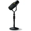 Image de Shure MV7+ Microphone pour Podcast avec Pied de Micro-Audio amélioré, Bandeau Tactile LED, Sorties USB-C et XLR, Mode Auto Level, Filtre Anti-Pop numérique, réverbération intégrée, podcasting - Noir