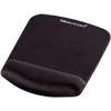 Image de Fellowes - Tapis de Souris - Repose Poignet PlushTouch  - Mousse Mémoire de Forme - Noir - 1 Unité