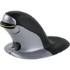 Image de Fellowes Penguin Medium - Maus - Ergonomisch - RechtS- Und Linksh?ndig - Laser - Kabellos - 2.4 Ghz - Kabelloser Empf?nger (usb) - Schwarz, Silber