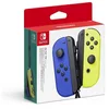 Image de Paire de Manettes Joy-Con Gauche Bleue/Droite Jaune Néon + Nintendo Switch Online - USB, Abonnement 12 Mois (Code de téléchargement)