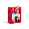 Image de Console Nintendo Switch (Modèle OLED) avec Station d'Accueil/Manettes Joy-Con Blanches + Mario Party Superstars (Nintendo Switch)