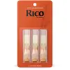 Image de Anches de saxophone alto D'Addario Rico, force 3, paquet de 3