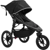 Image de Baby Jogger Summit X3 Poussette de jogging pliable à 3 roues avec frein à main Noir nuit