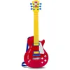 Image de Bontempi - 245831 - Instrument de Musique - Guitare Rock Électronique - 56 Cm, Rouge et Jaune