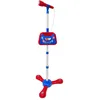 Image de Bontempi - Wirelessstage Mic Microphone sans Fil De Scène pour Performances sans Limites avec Pied Réglable Et Effets Lumineux Bleus 360x360x1100 mm
