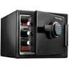 Image de Master Lock Coffre-fort [Ignifuge et Etanche] [Large 22,8L] [Combinaison Electronique] - LFW082FTC - Pour vos documents d'identité, documents A4, petits appareils électroniques, bijoux Noir