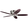 Image de Hunter 132 cm | 52 pouces Ventilateur de Plafond Nickel Brossé Profil Bas avec Chaînette, 24372