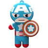 Image de Lip Smacker Marvel Collection, Baume à Lèvres Aromatisé Captain America pour Enfants avec Porte-Clés, Hydratant et Rafraîchissant, Blister Unique