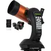 Image de Celestron 11049 NexStar 4SE Computerised Maksutov-Cassegrain Telescope with Advanced GPS, Astroimaging and AutoAlign Features, Black/Orange