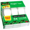 Image de Scotch Magic Tape, Rouleaux de Ruban Adhésif Transparent avec Dévidoir, Lot de 3, Ruban de 19mm x 7.5m - Idéal pour le Bureau et l'École