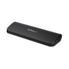 Image de StarTech.com Station d'Accueil pour Ordinateur Portable USB 3.0 à Double Écran avec HDMI/DVI/VGA, Hub USB-A 3x, GbE, Audio, Dock USB3SDOCKHDV