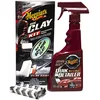 Image de Meguiar’s G1116EU Kit Gomme Décontamination Quik Clay, Contient Flacon de Brillance Éclair, 473ml et Une Gomme de 80g - pour Éliminer en Toute Sécurité Les Contaminants Adhérents sur la Carrosserie
