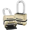 Image de Master Lock 1175DLH Cadenas à anse longue Laiton Cadenas à combinaison