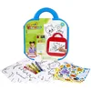 Image de CRAYOLA Mini Kids, Tapis Colore et Recolore, 1 Pochette à dessin transportable, 4 crayons de cire, 12 feuilles d’activités, 12 feuilles d’autocollants, 98-2000