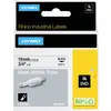 Image de DYMO 18057 Ruban détiquetage pour gaine thermorétractable Polyoléfine Couleur de ruban: blanc Couleur de police: noir 19 mm 1.5 m