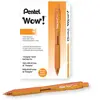 Image de Pentel Lot de 12 Stylo-Bille Rétractable Corps Triangulaire Orange