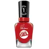 Image de Sally Hansen Miracle Gel Vernis à ongles Red Between The Lines, sans écailles, dure jusqu'à 8 jours