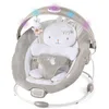 Image de Ingenuity, Transat et Siège Sauteur - Twinkle Tails, 7 Mélodies et Vibrations Apaisantes, Arche de Lumière et Jeu Amovible, 2 Jouets D’activités, Ultra-Doux, Dès la Naissance à 9 kg