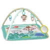 Image de Bright Starts, Tapis d’activités pour bébé, Palm Party, lavable en machine, avec 4 jouets, dès la naissance