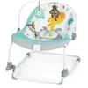 Image de Bright Starts, Transat Evolutif Wild Vibes, vibrations apaisantes, 2 positions d'inclinaison, arche de jeux avec 2 peluches, harnais 5 points d'attaches - A partir de la naissance