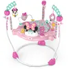 Image de Bright Starts, Disney Baby, Minnie Mouse Forever Bestie, Sauteur et activités- avec lumières et chansons, enfants de 6 mois +