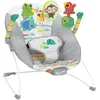 Image de Bright Starts Transat Bébé Confortable avec Vibration Apaisante et Jouets, Unisexe, 0-6 Mois (Playful Paradise)