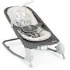 Image de Ingenuity, Happy Belly Sige bascule et rebonds, musique, vibrations, arc d'activits dtachable, jouet en peluche petit paresseux, pour les 0-6 mois, gris - Parker