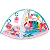 Image de Baby Einstein, Tapis d'Éveil Bébé Ocean Explorers 4-en-1 - Tapis de Jeu avec Kick Piano, Musique & Découverte des Langues, Jouets Sensoriels, Nouveau-Né +, Rose(Jellyfish Jamboree)