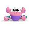 Image de Bright Starts Crabe qui Marche Bébé Rose Rockin’ Crawling Crab, Jouet Interactif avec Musique et Mouvements, Capteurs Anti obstacles, Encourage la Motricité et le Rampement, Dès 6 Mois