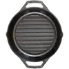 Image de Lodge | Poêle grill à double poignée | Fonte naturelle | Ø 30cm | Sain et sans PFAS | Tous feux dont induction, four & BBQ | Made in USA